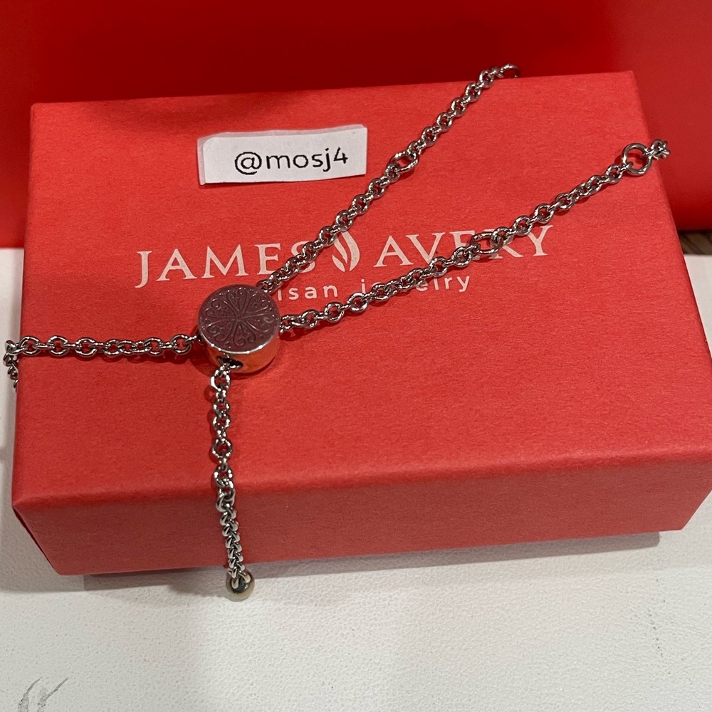 Retired James Avery Slider Charm Bracelet